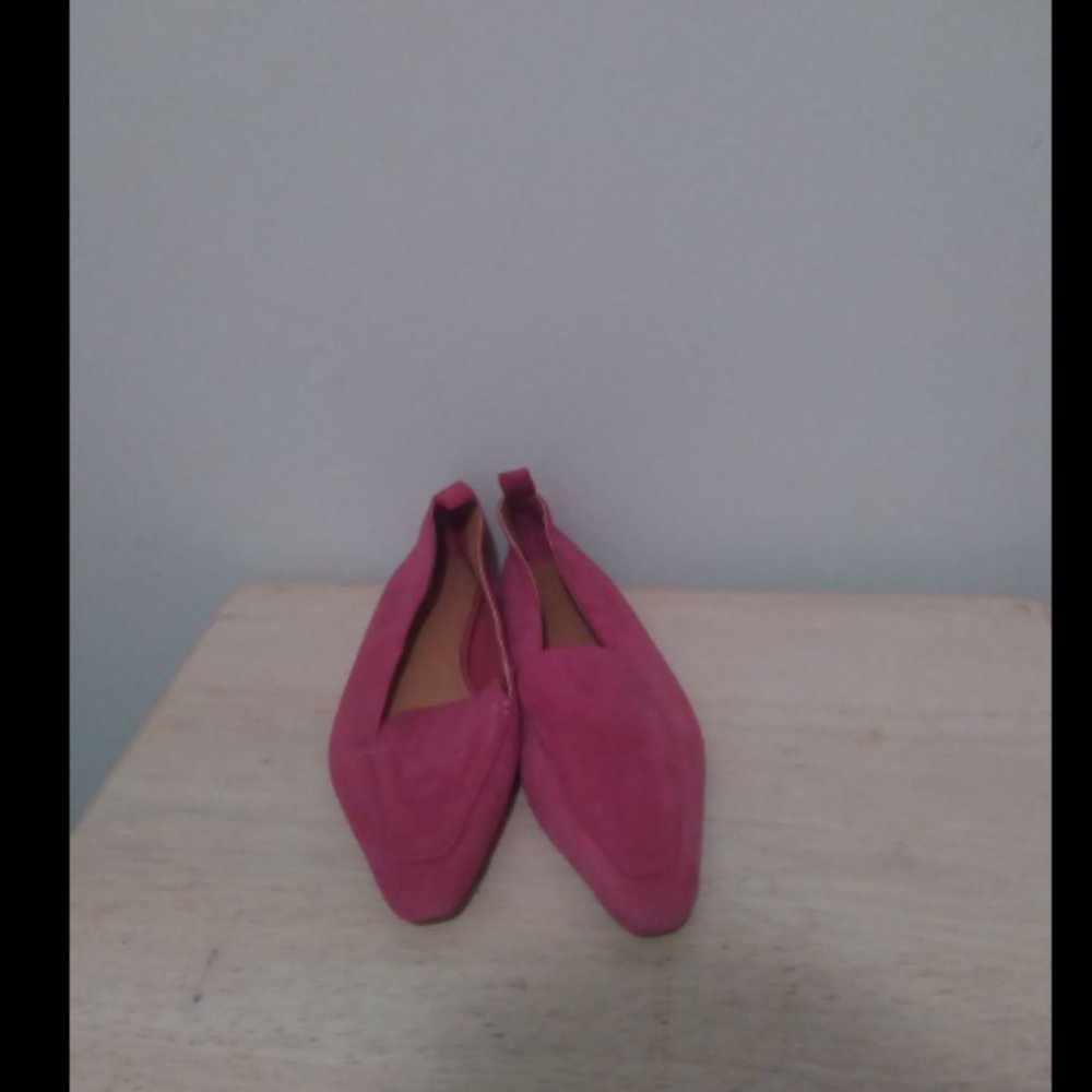NWOT ASOS Womens Miley Suede Pink Loafers Sz 6